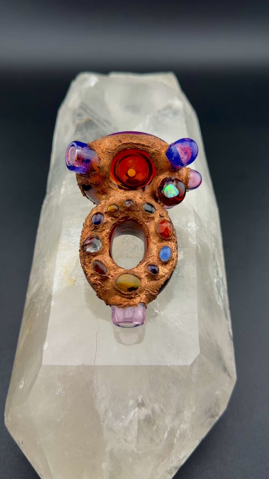 Copper Jewel Pipe