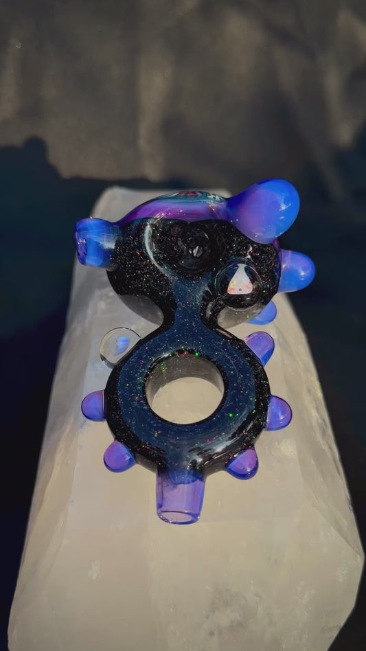 Large Crushed Opal Doughnut
